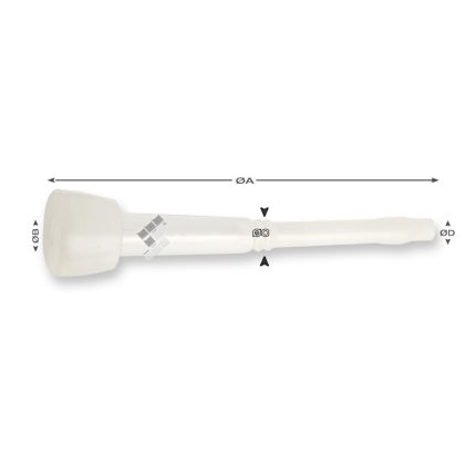 Manchons de traite: Vache/Buffle Delaval 960000-01 (1 Paquet : 4 pièces)