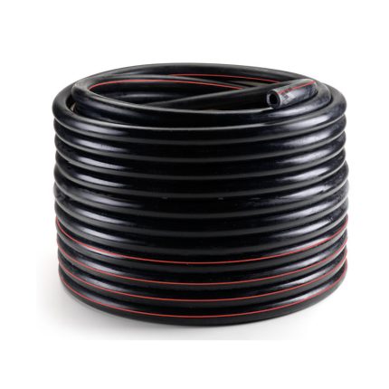 Tube de pulsation noir - bande rouge 8X16 (Rouleau:50m)